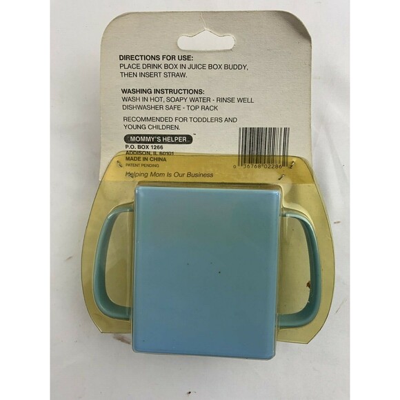 VTG Juice Box Holders Toddler Buddies Mommy's Helper Dog with bone Easy To Hold - Picture 3 of 5
